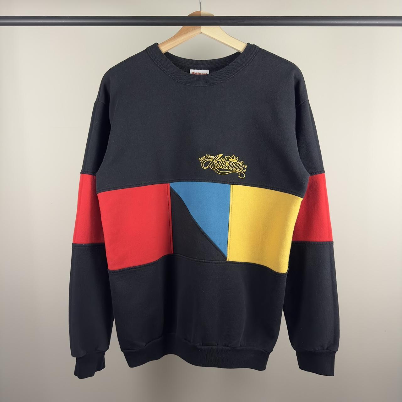 Colour block sweatshirt discount vintage