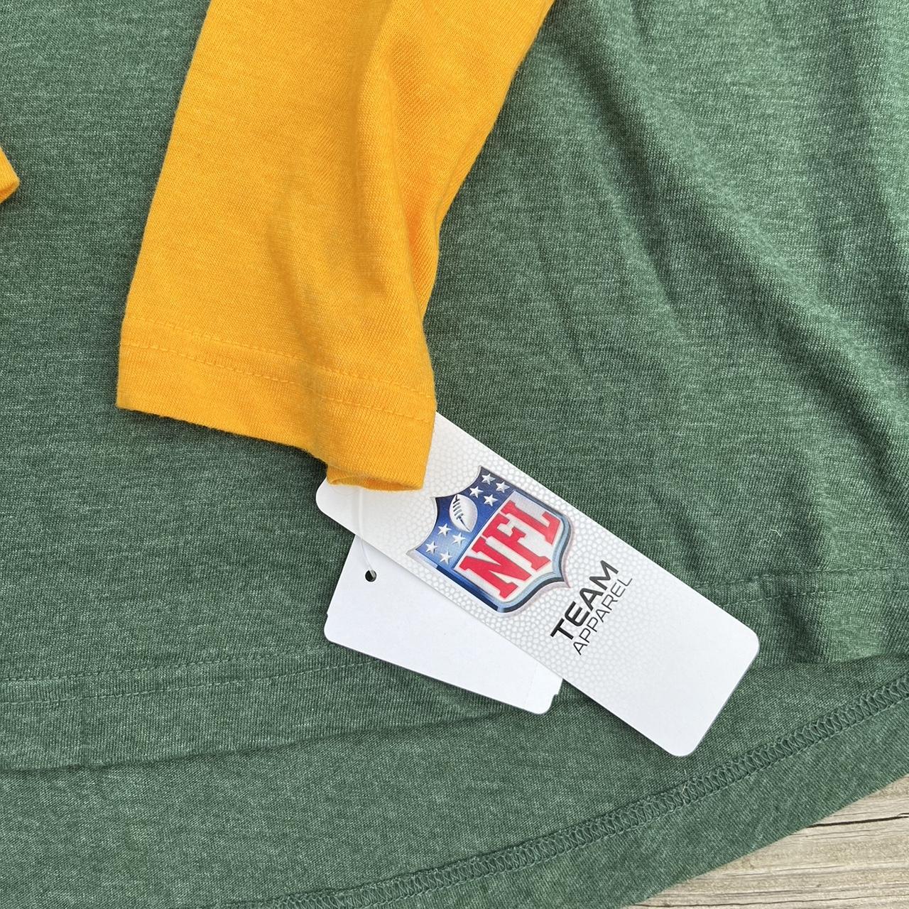 Green Bay Packer 3/4 Sleeve Nike Dri-Fit top. - Depop