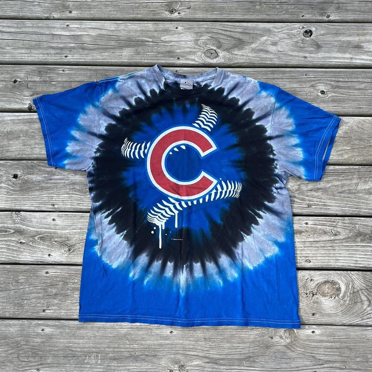 2000s Chicago Cubs tie-dye t-shirt! #chicago #cubs - Depop