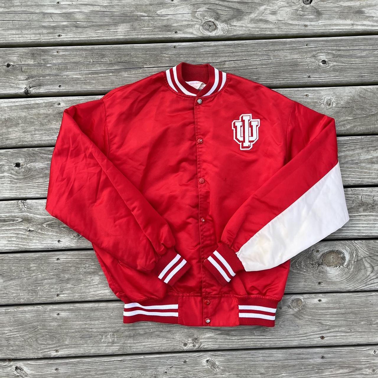 Vintage Indiana Hoosiers snap up jacket. The Jacket... - Depop