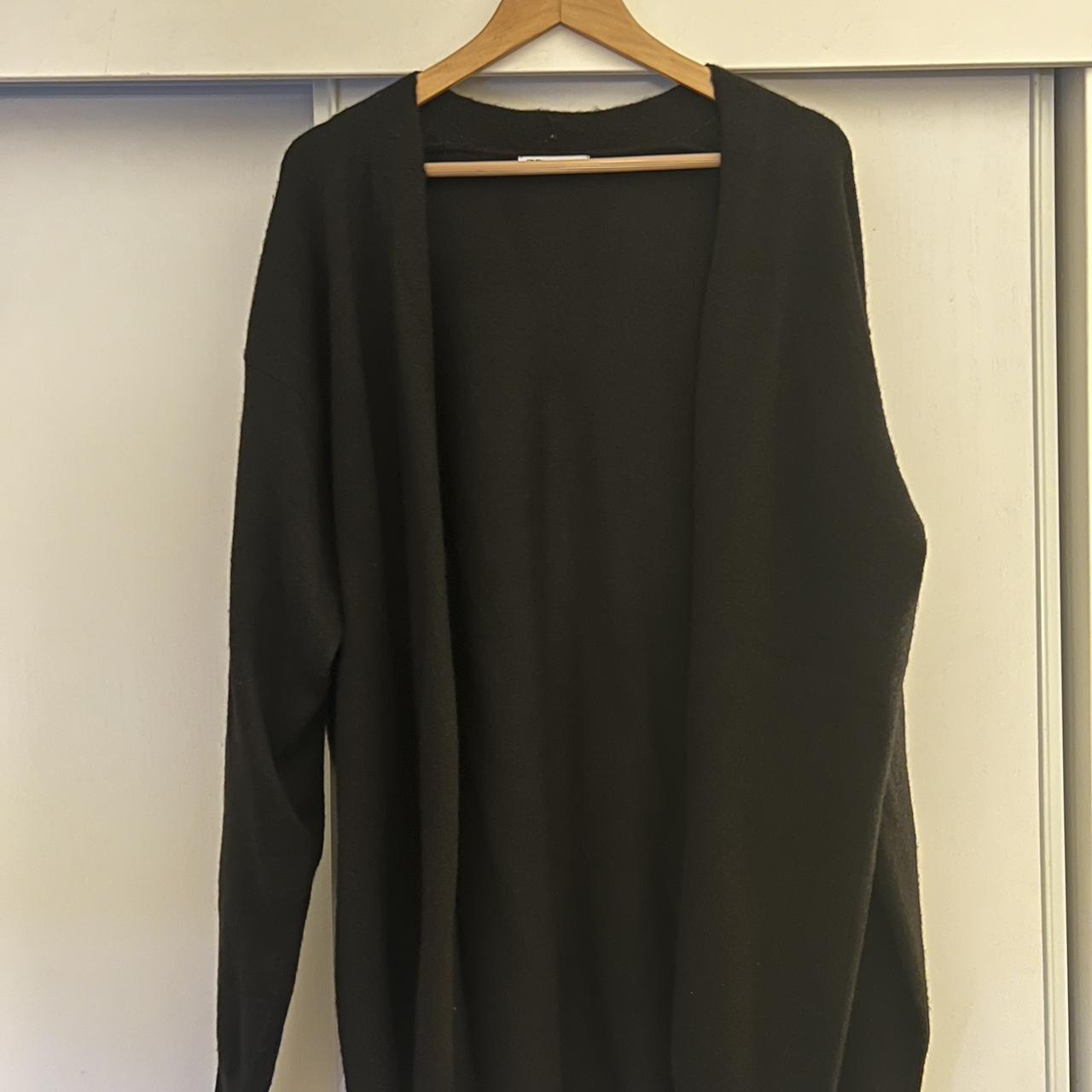 Zara men’s black knitted Cardigan. worn once Depop