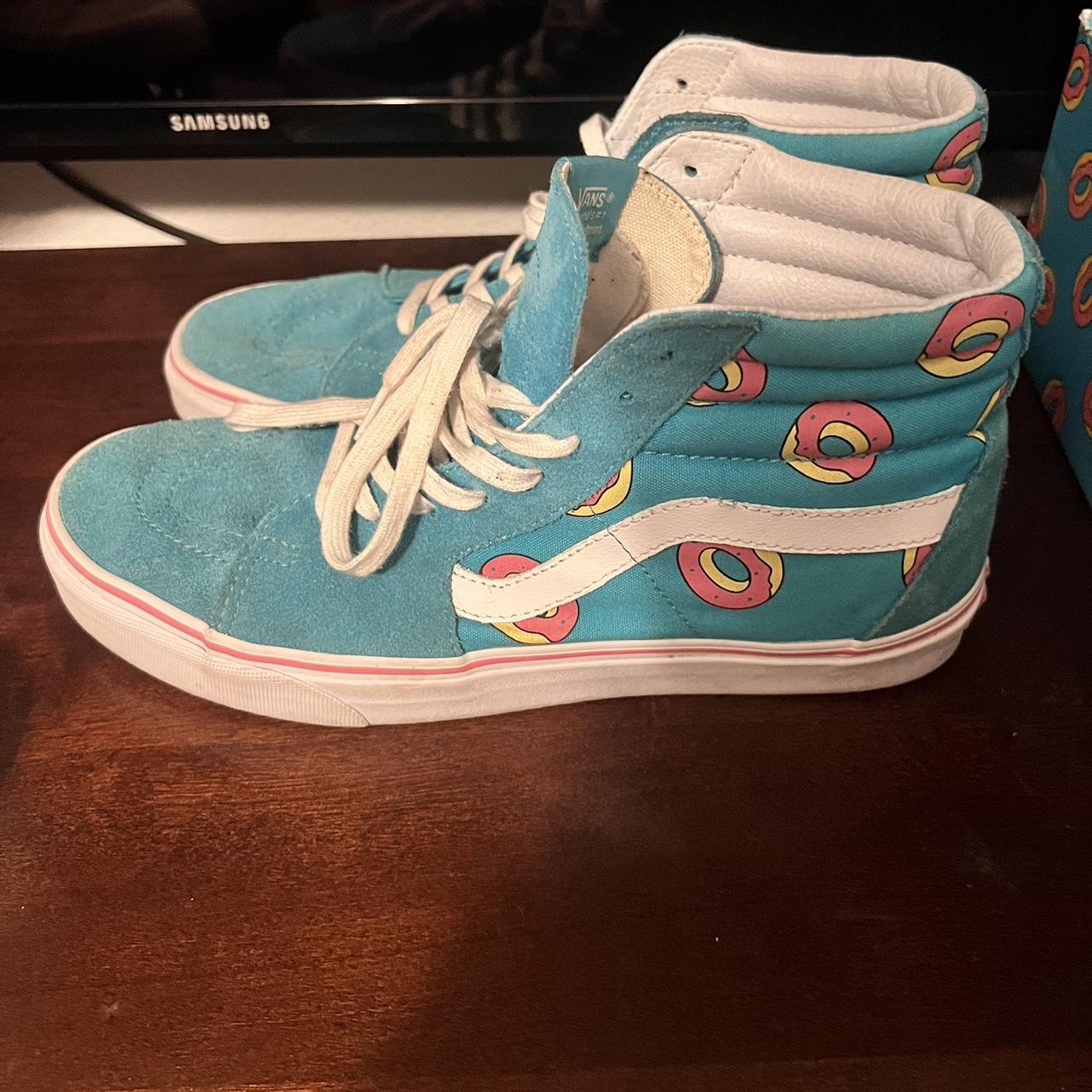 Vans X ODD Future SK8 HI donut hight top shoes with. Depop