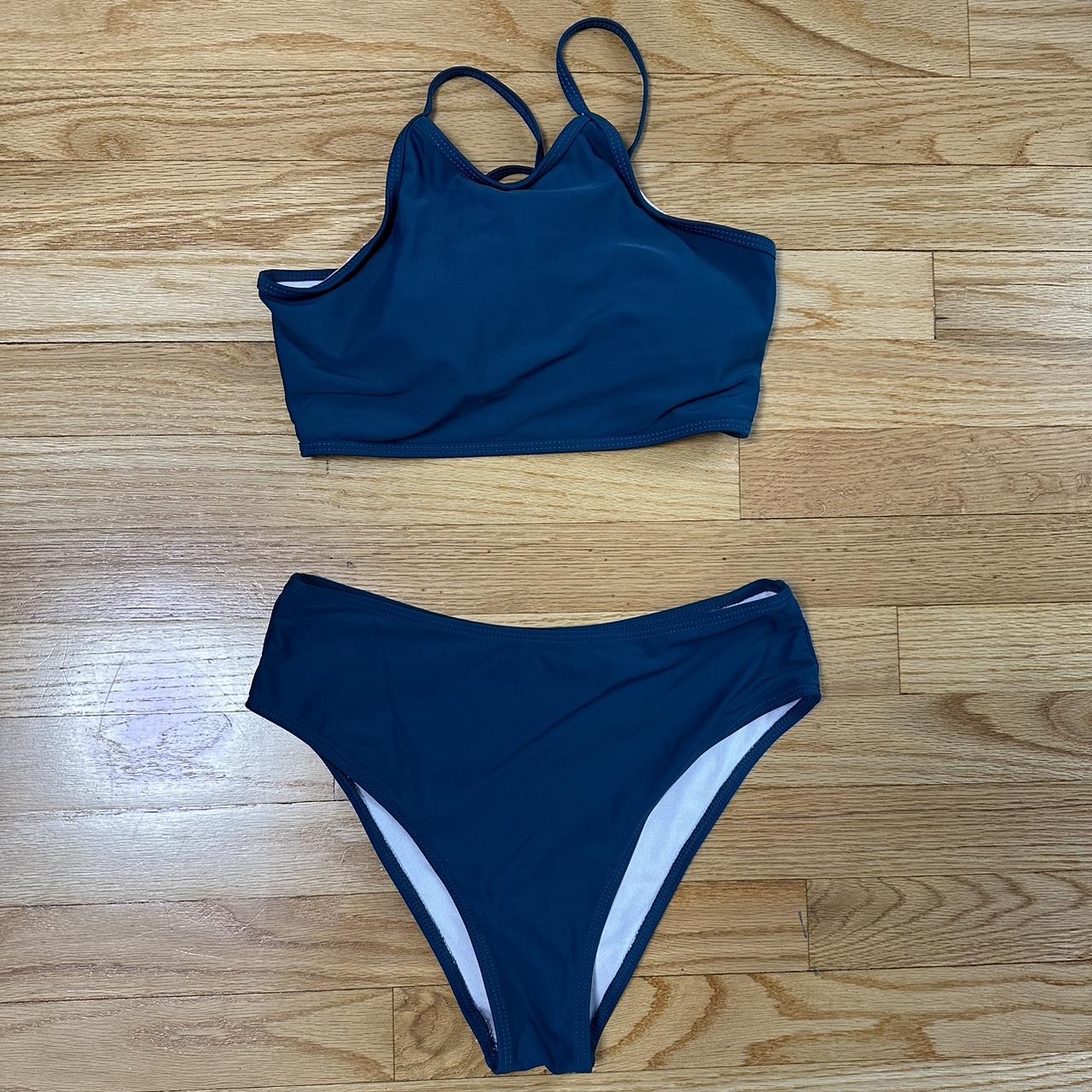 Never Worn High Waisted Tie Back Bikini Set 🐬 Depop 1812