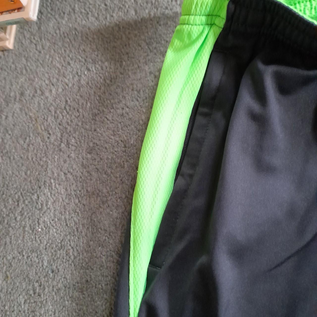 Nike Grey and Green Joggers-tracksuits | Depop