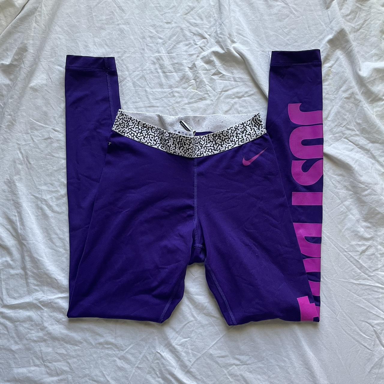 purple leggings size: XS/S from the brand one0one. - Depop