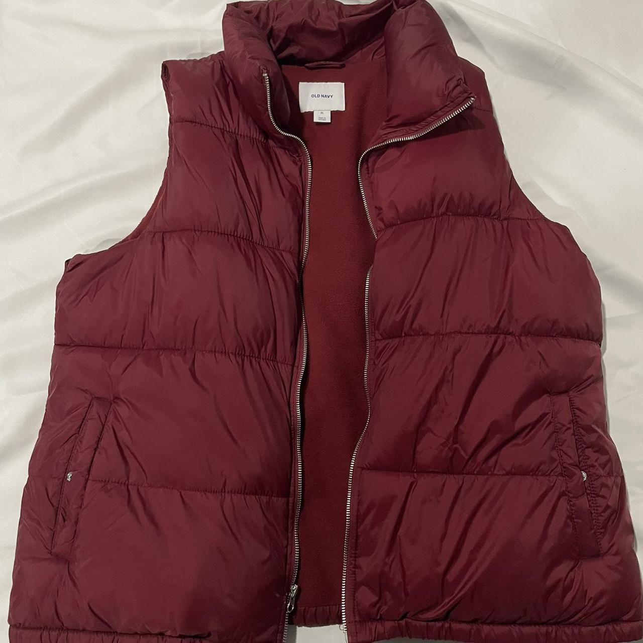 Old navy red puffer 2024 vest