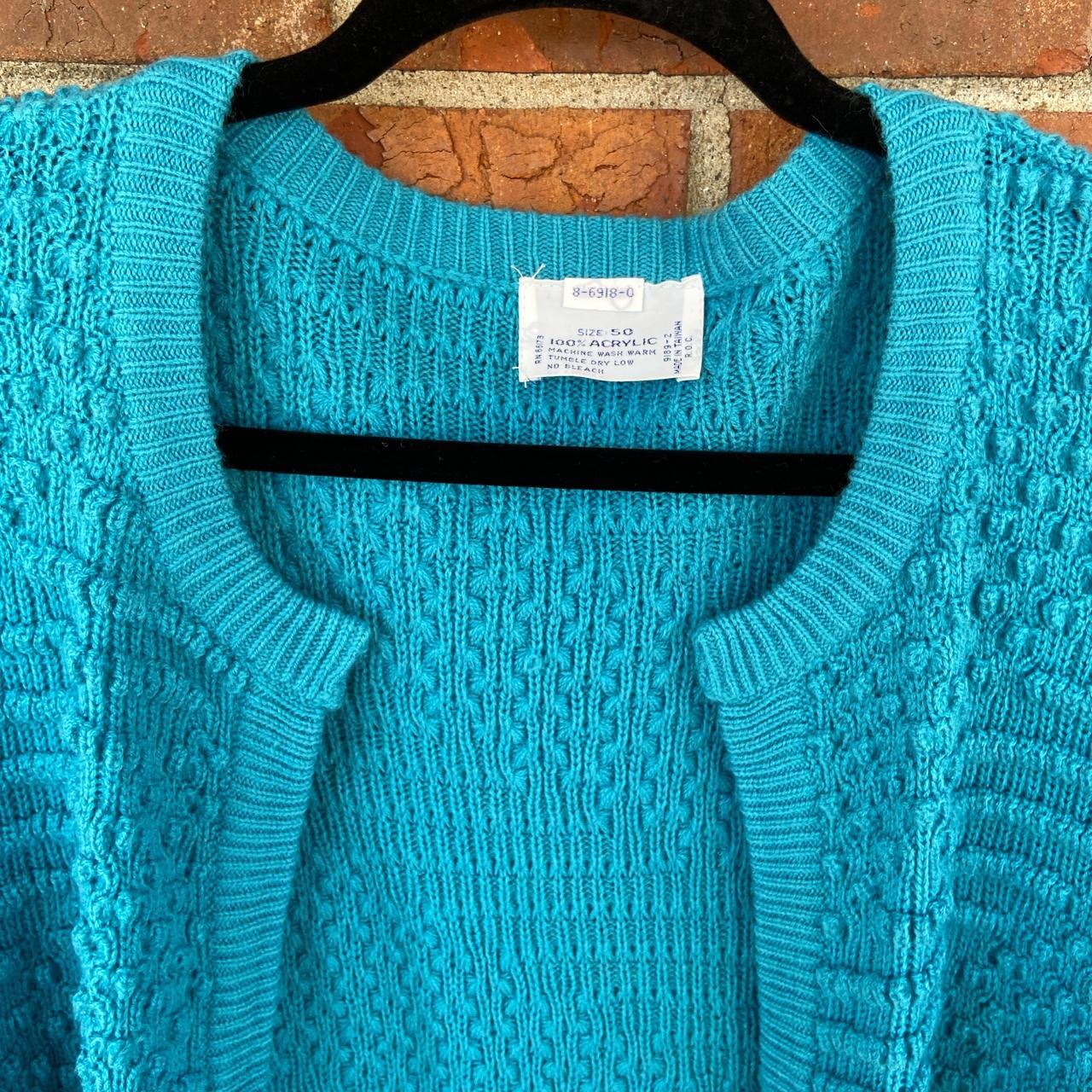 Womens Blue Cardigan Depop