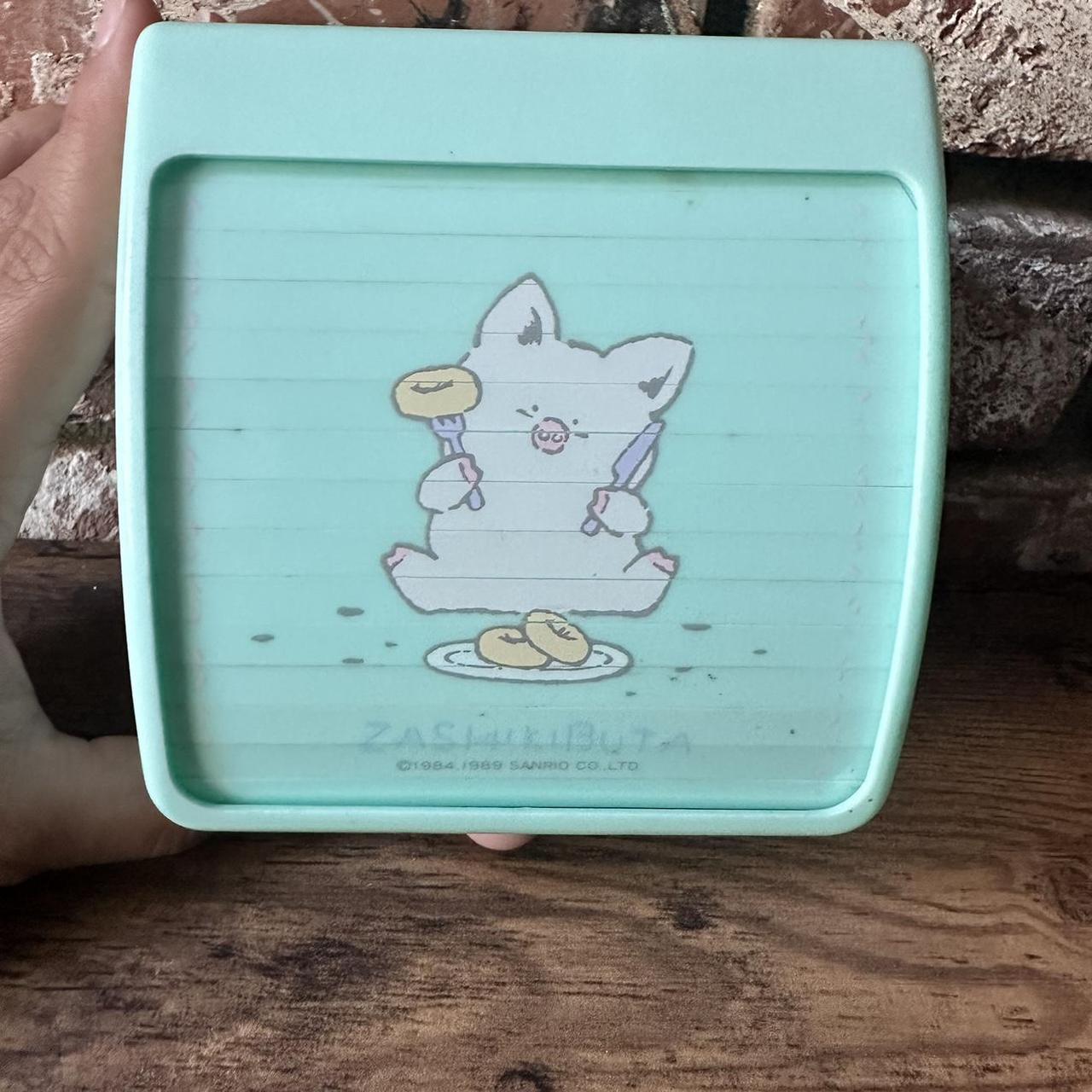 Cute Cinnamoroll Tupperware/Bento Box by Sanrio from - Depop