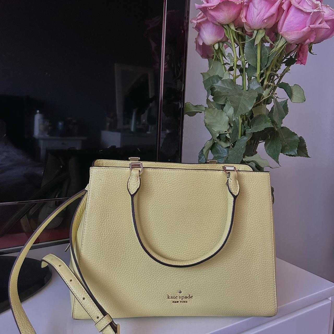 KATE SPADE YELLOW CROSSBODY Used a few times with - Depop