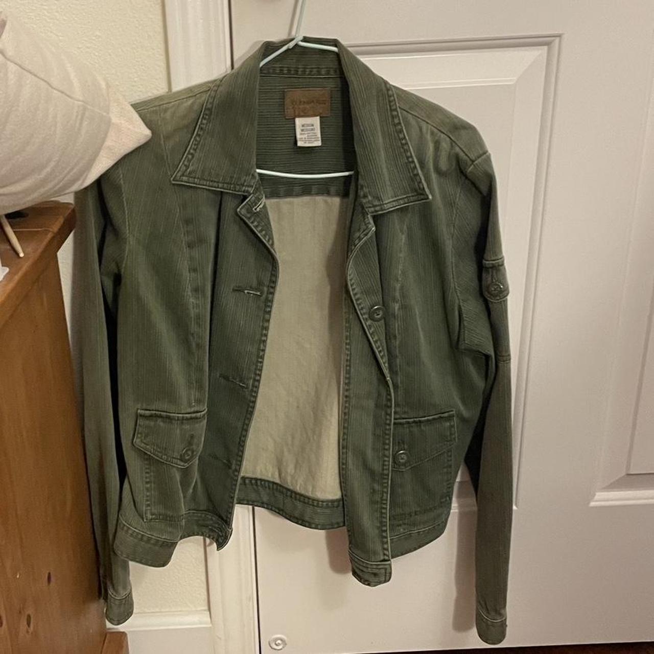 St. john’s Bay green jacket perfect condition... Depop
