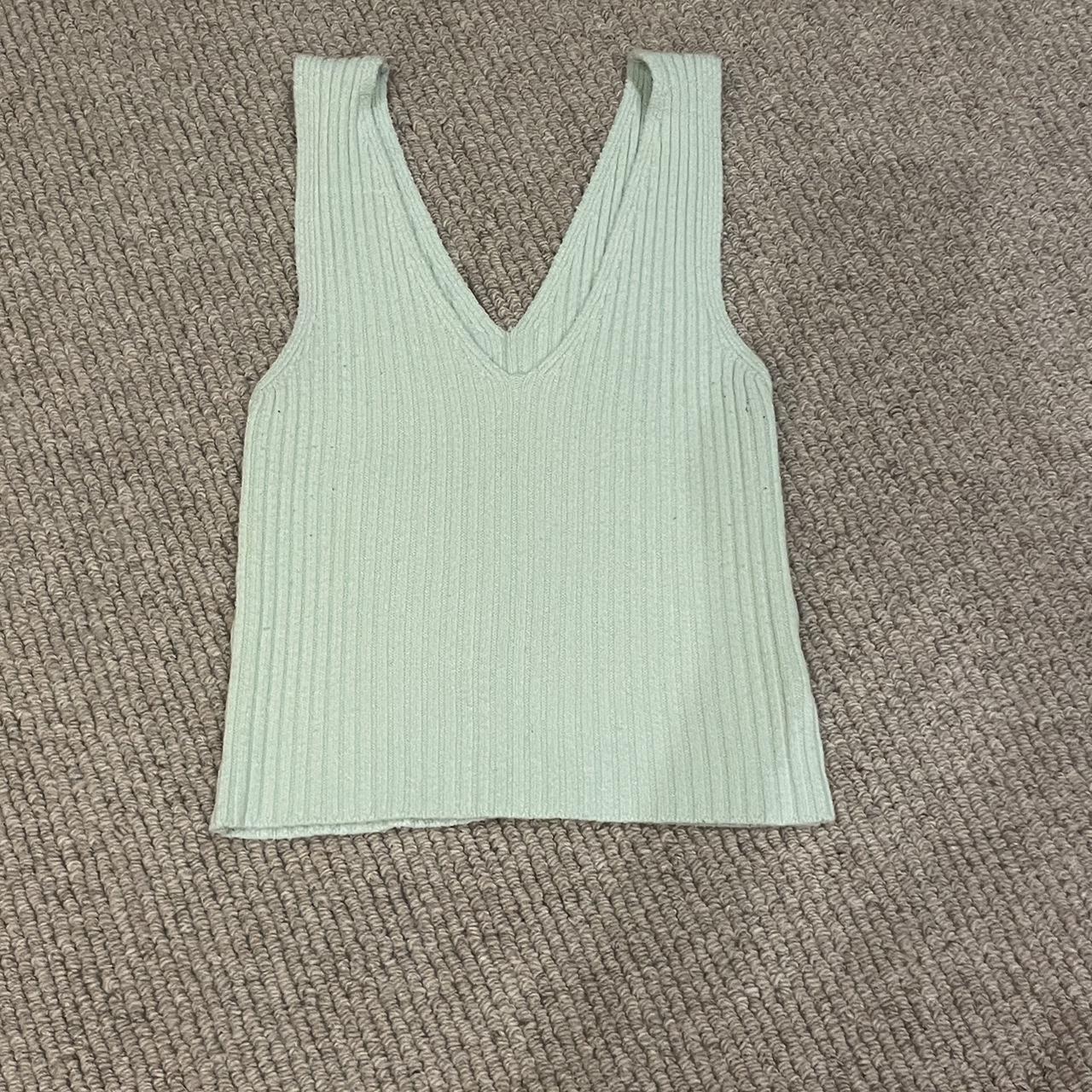 Brandy Melville Women's Green Vest Depop