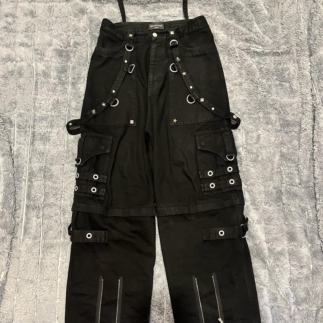 Balenciaga Raver Jeans Black - waist 30 - rare... - Depop