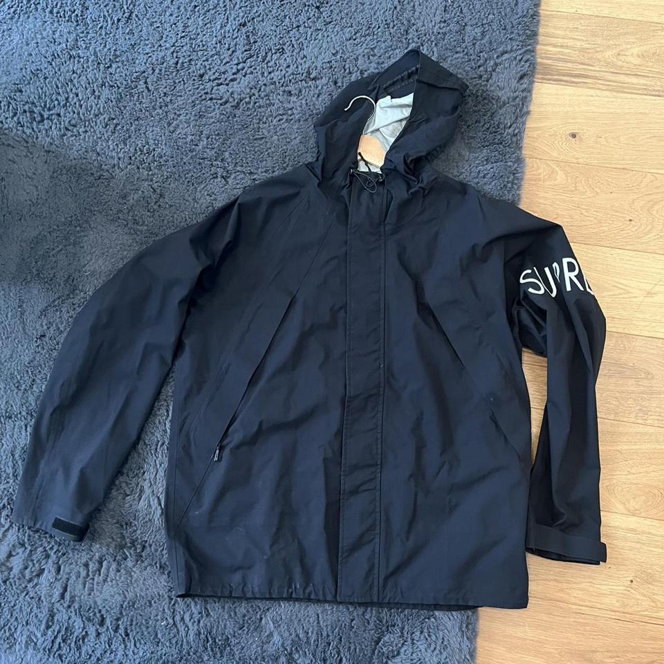 Supreme APEX TAPED SEAM JACKET 2016 Black Size... - Depop