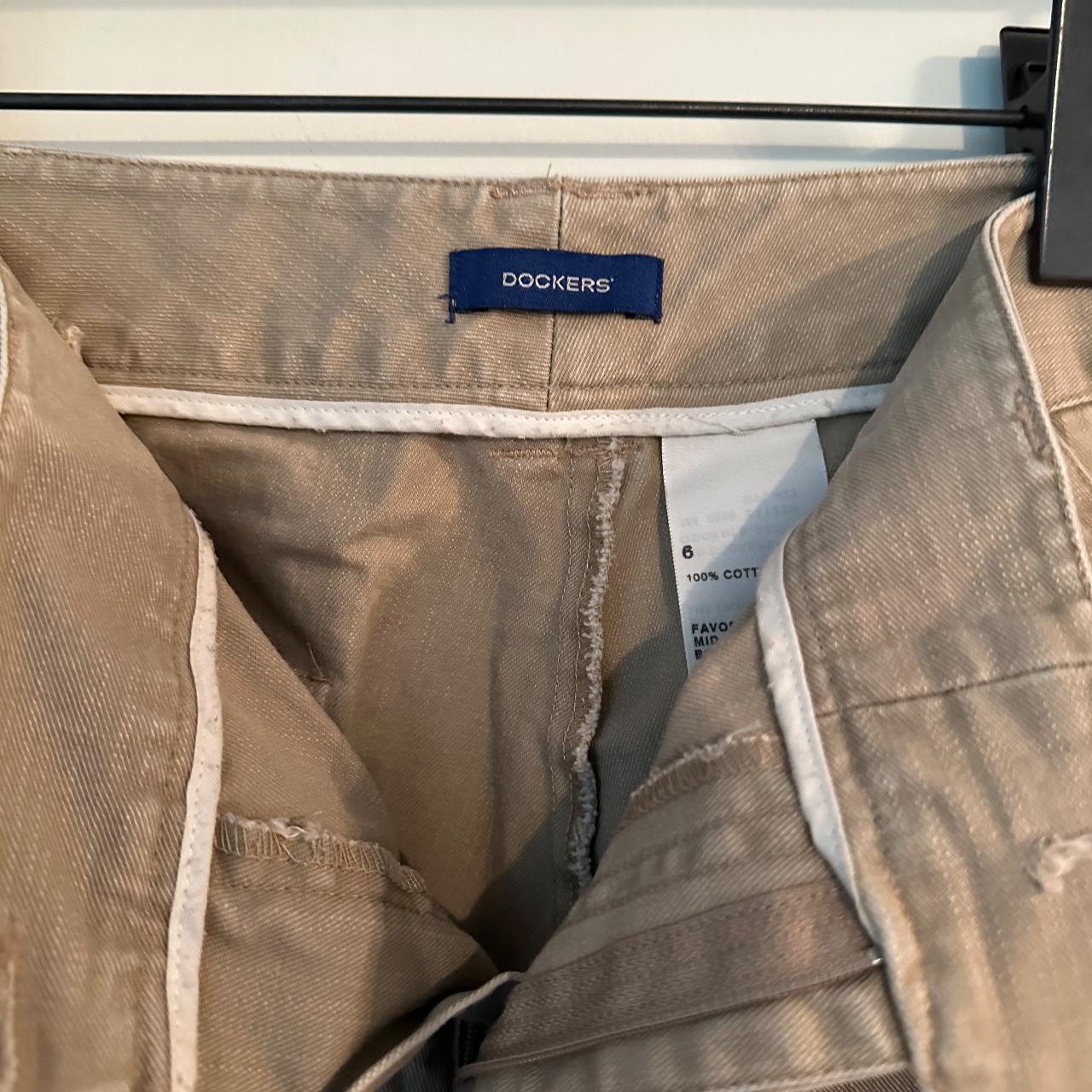 Dockers stylish flare cargo pants Only flaw is a... - Depop