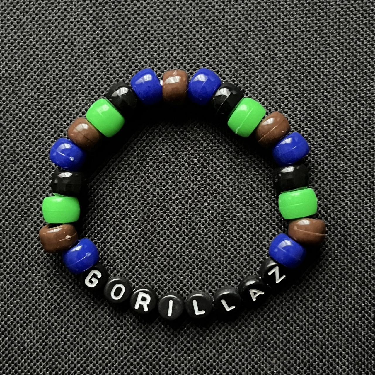 Kandi bracelet “Gorillaz” * bracelet made from... Depop