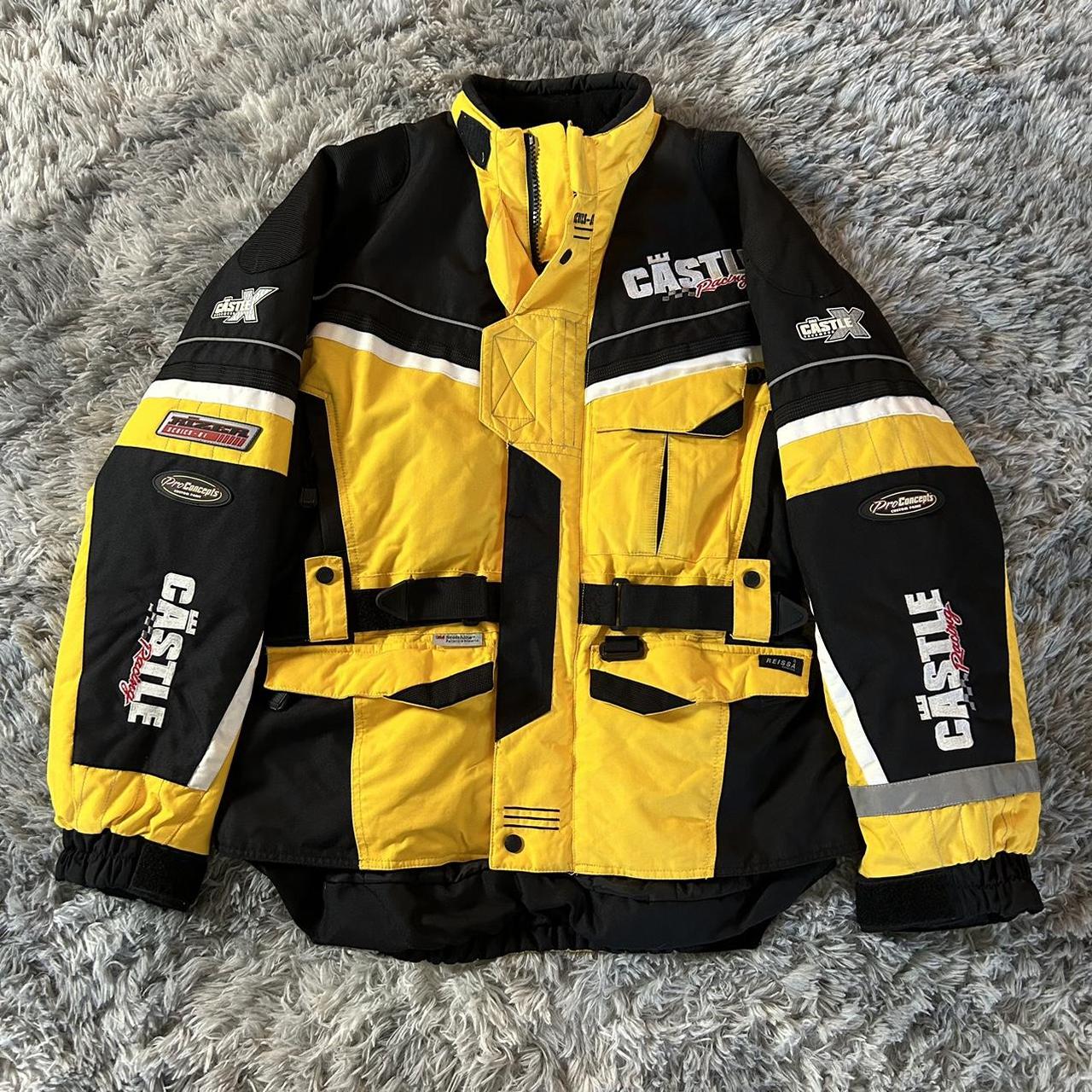 Castle Snow Sports Yellow Jacket Size... - Depop