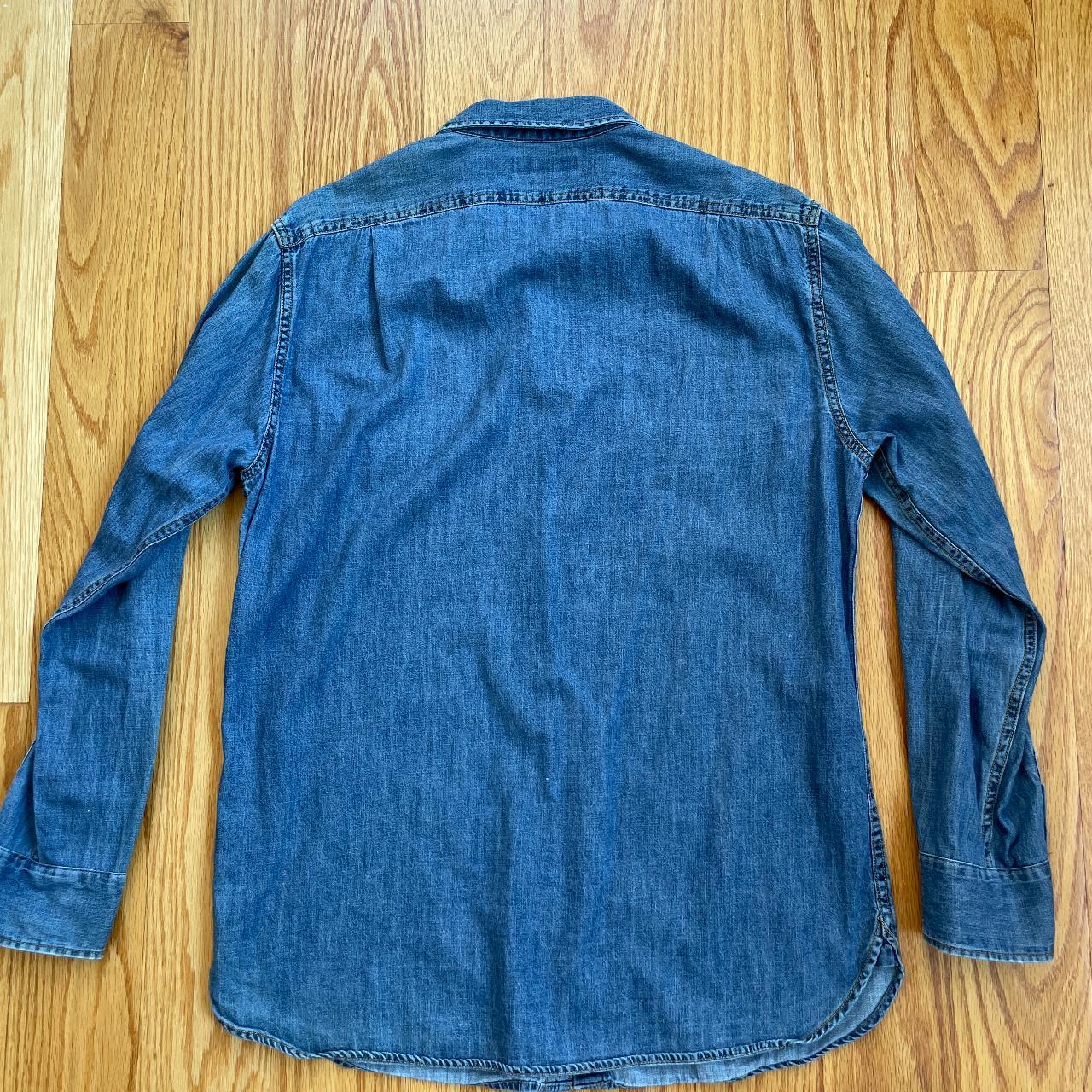 J.Crew Midweight Denim Workshirt Based on... Depop
