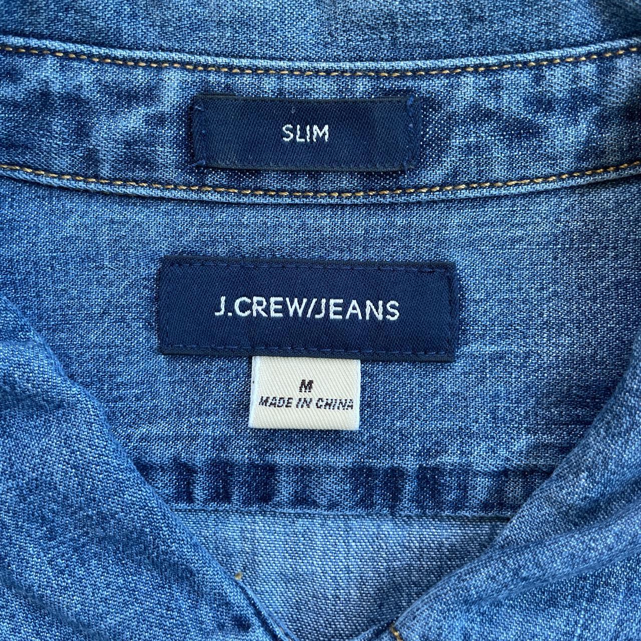 J.Crew Midweight Denim Workshirt Based on... Depop
