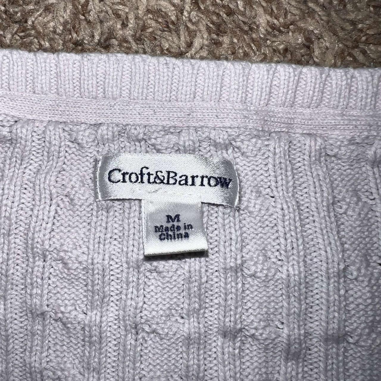 Croft&Barrow Coquette purple/grey 80s/90s inspired... - Depop