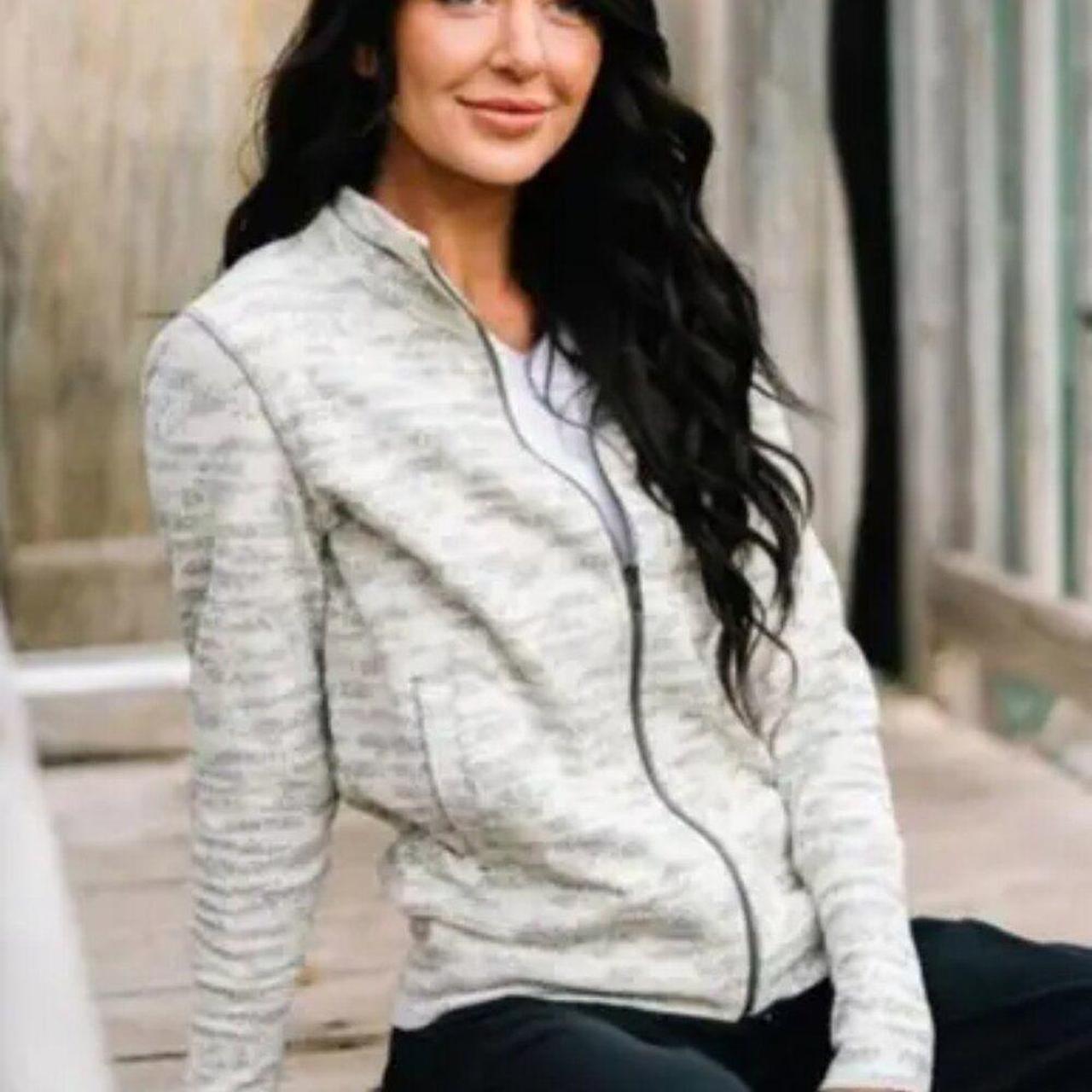 Source Unknown Women's Jacket - Cream/Grey - L – … - image 6