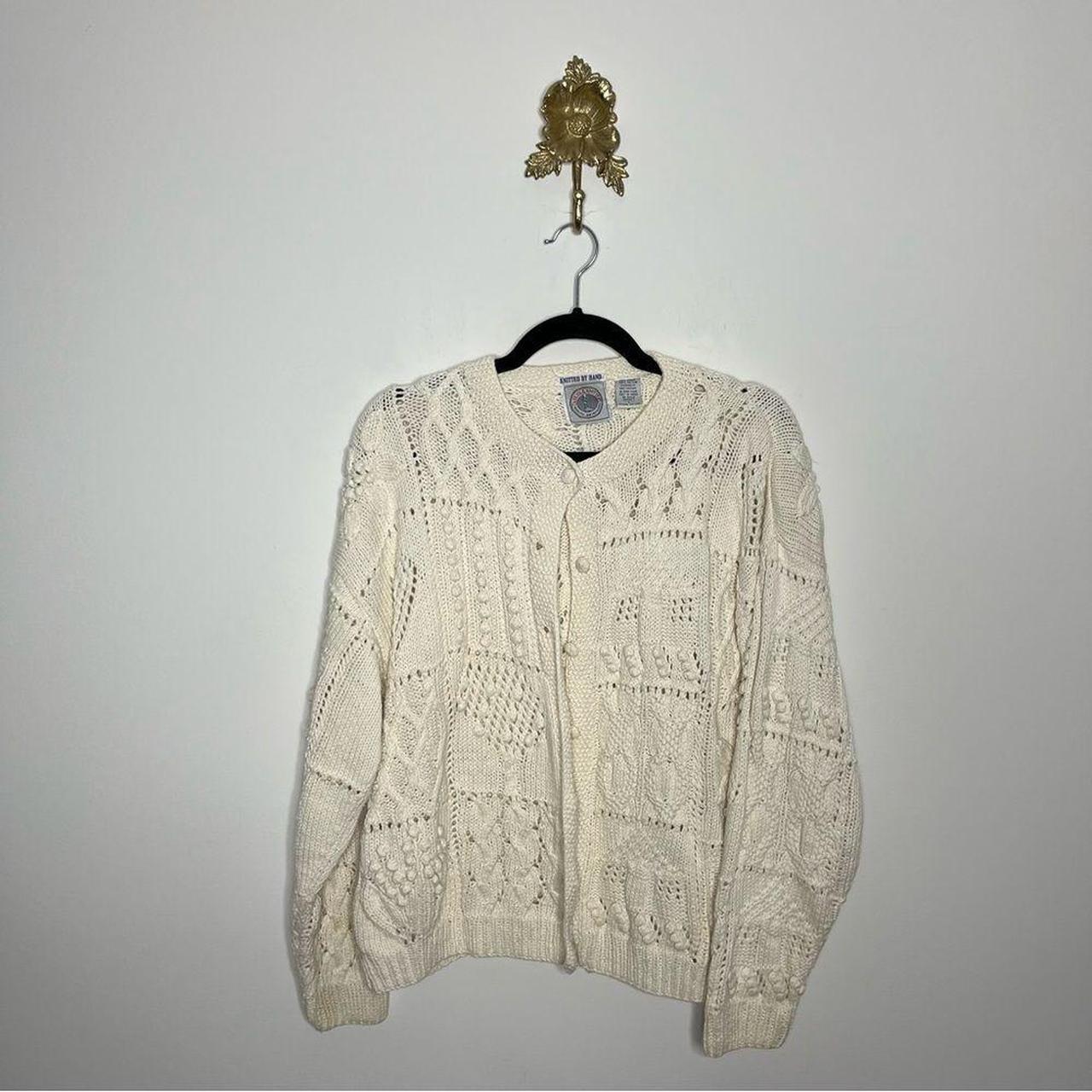 Source Unknown Women's Cardigan - Cream - L – Vin… - image 1