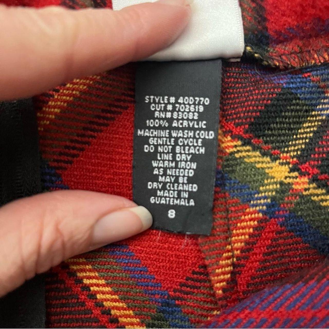 Source Unknown Women's Skirt - Red/Black - 8 – Vi… - image 7