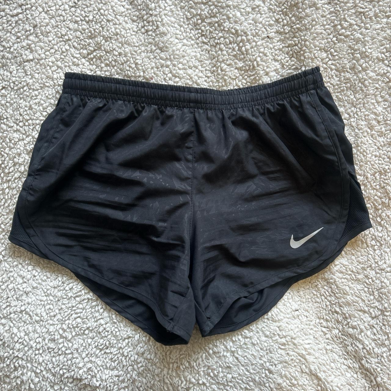 Black Nike Dri-Fit running shorts - back pocket -... - Depop