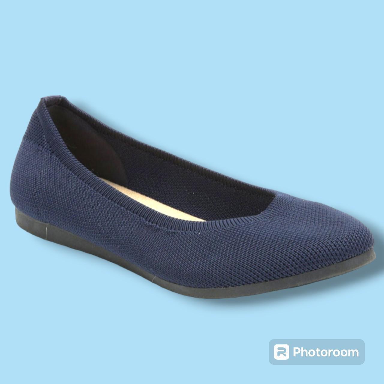 Apex Shoes Jellypop Apex Jellypop Shoes Jellypop Apex Navy Blue Memory Foam  Shoes Flats