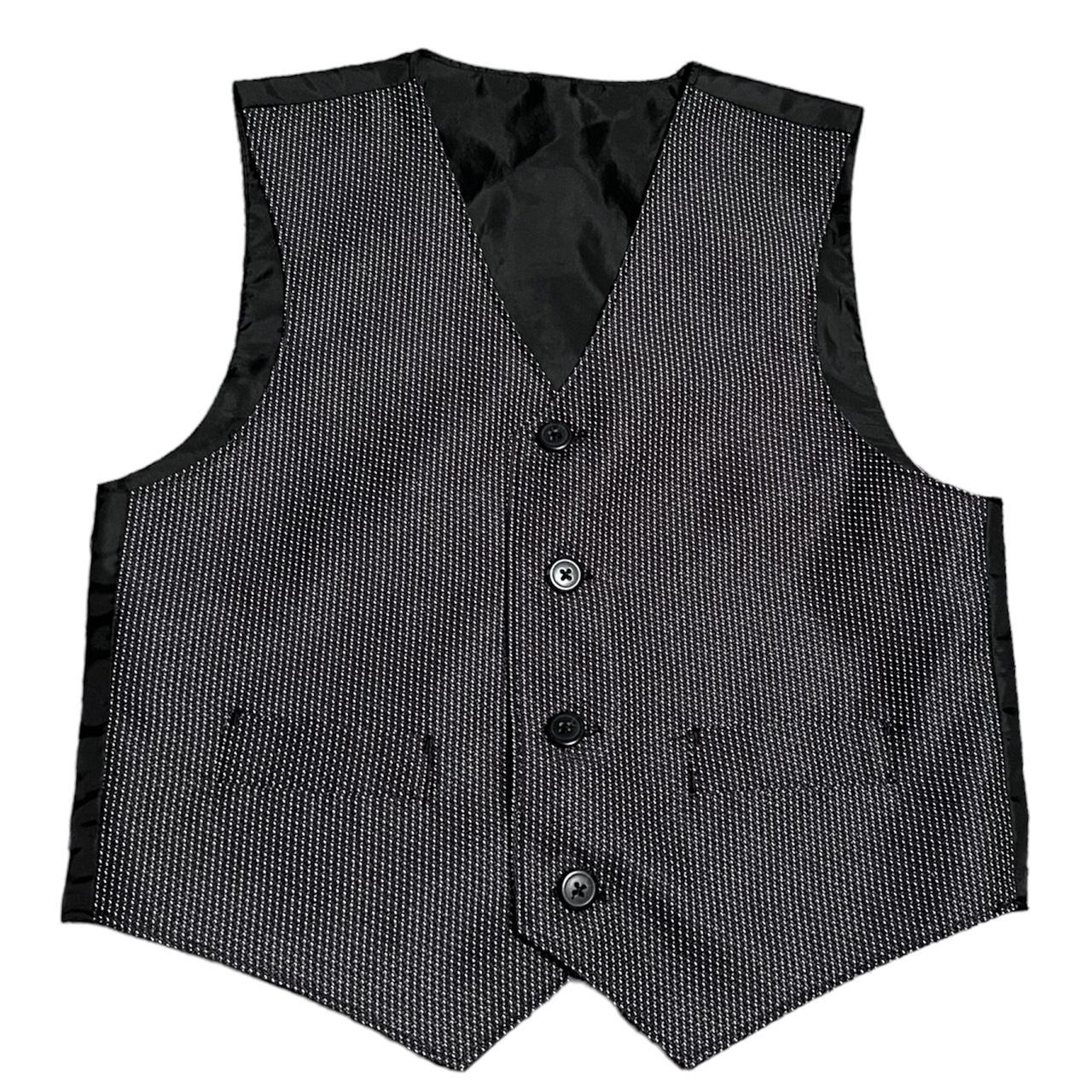 Super cute pinstripe button up vest! Child size 7... - Depop