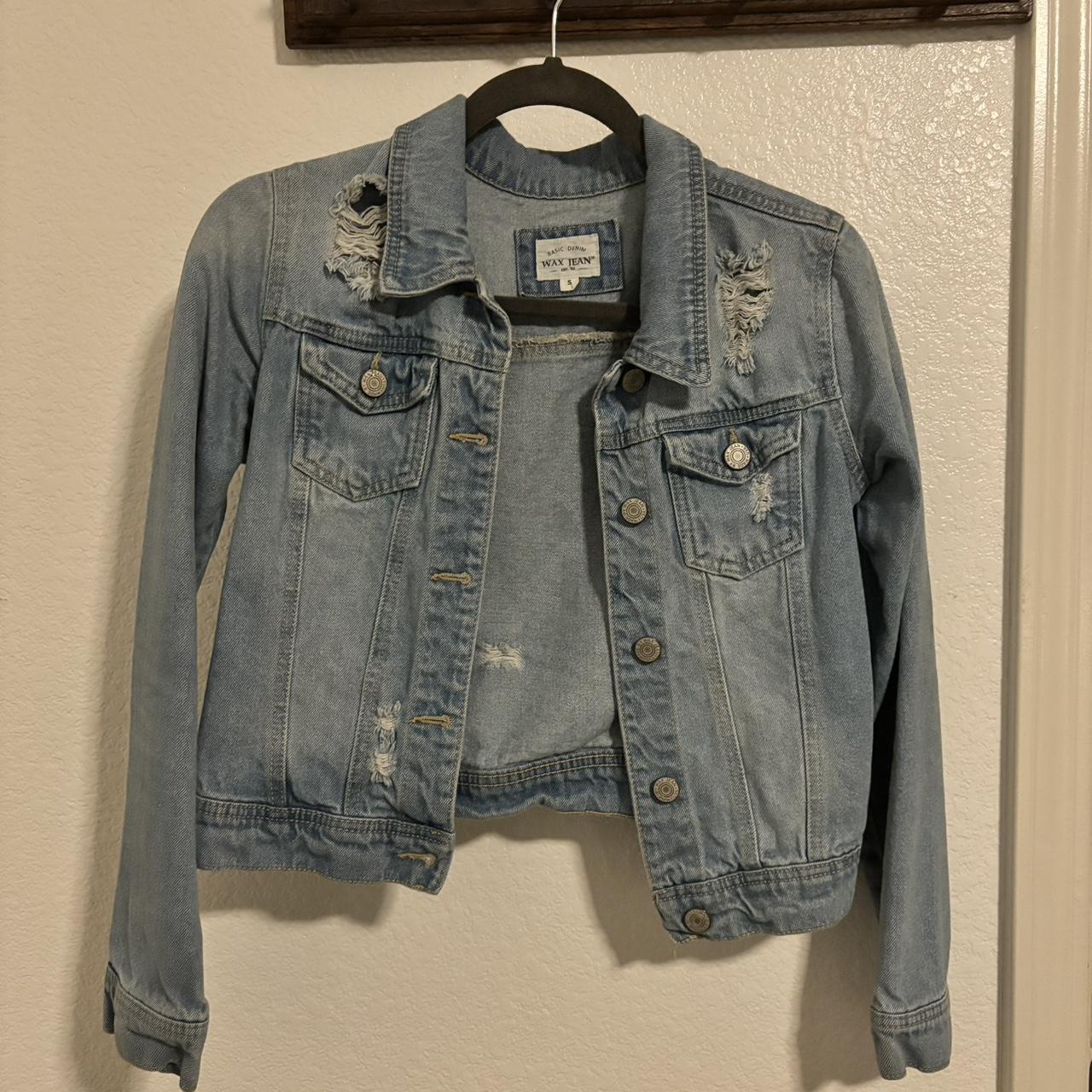 Basic denim wax hot sale jean jacket