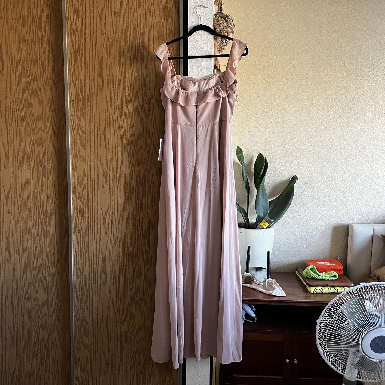 BHLDN blush bridesmaid dress bridesmaid bhldn. Depop