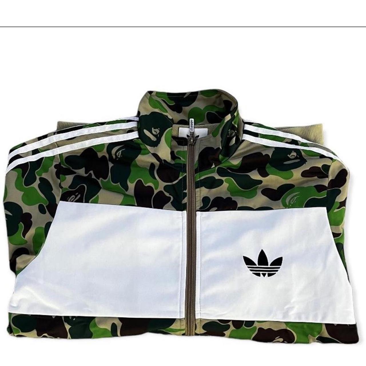 Adidas Bape Green ABC Camo Track Jacket Mens outlet Medium WANT GONE