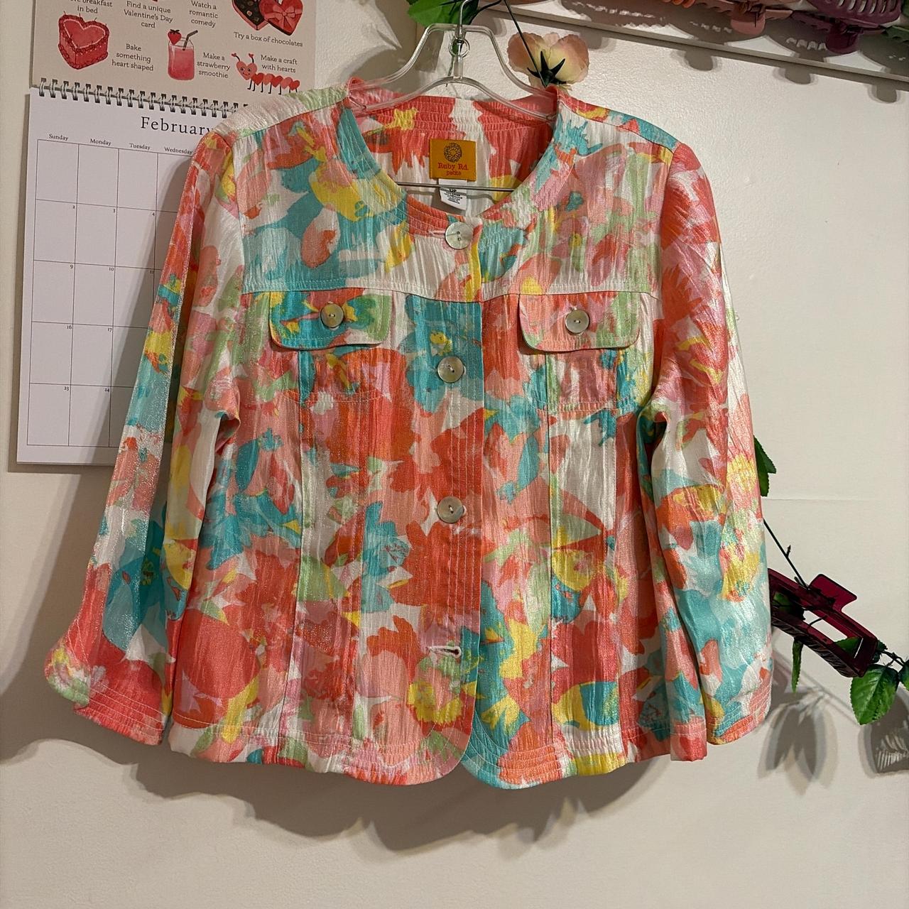 Ruby Rd. Women's Blouse - Multi - M – Vintage Rub… - image 1