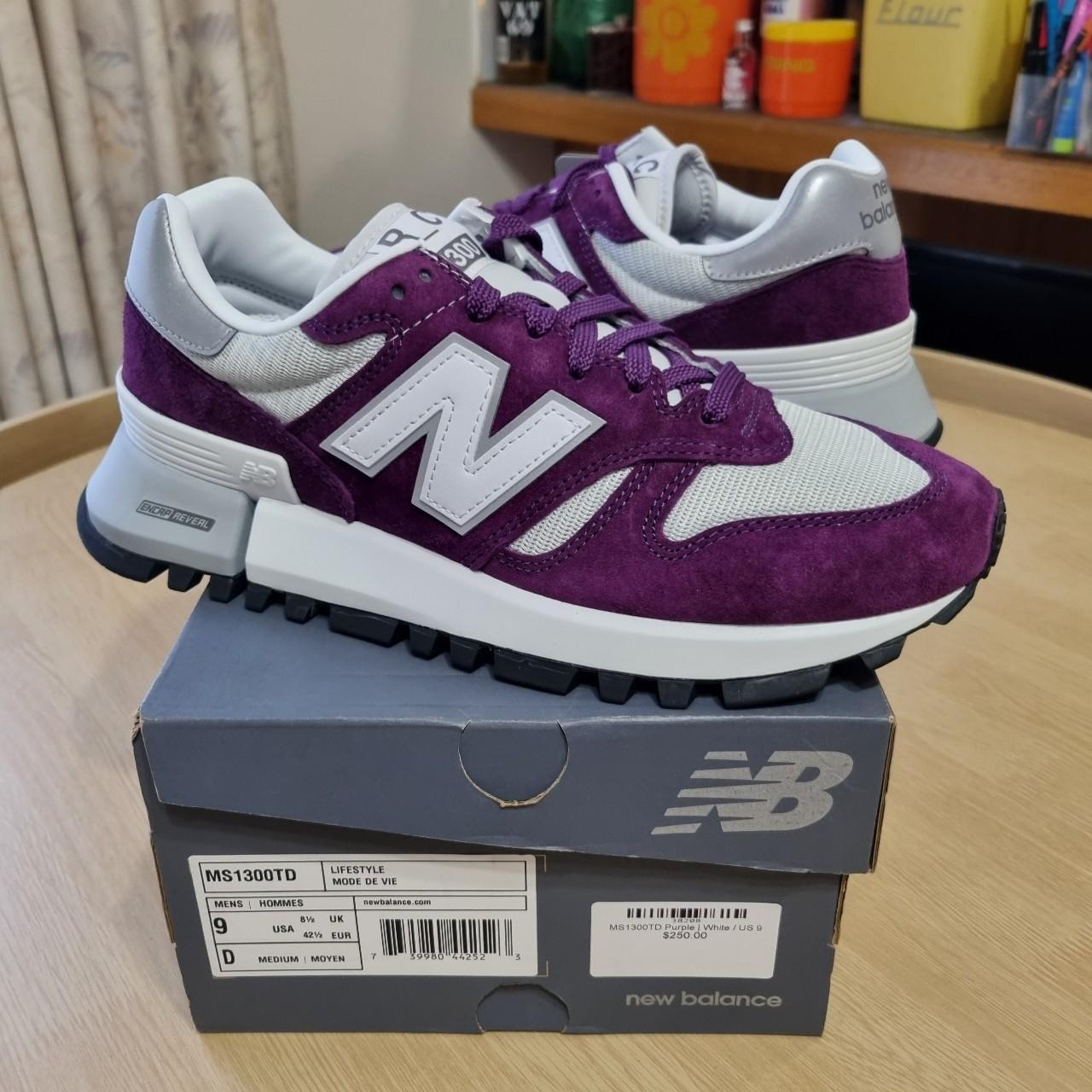 NEW BALANCE R_C 1300 MS1300TD Purple/White Size US... - Depop