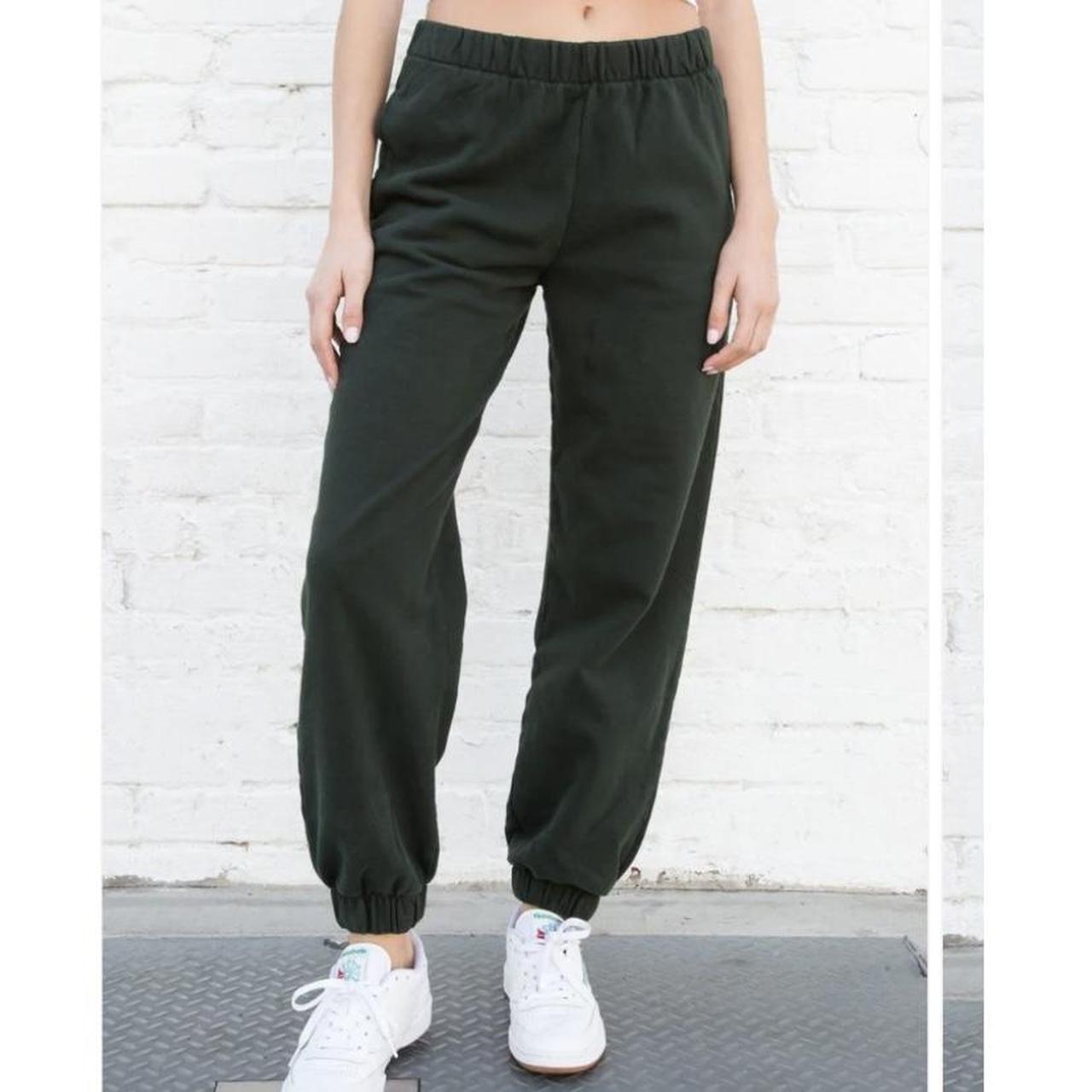 Classic Brandy Melville Rosa Sweatpants in Dark... Depop