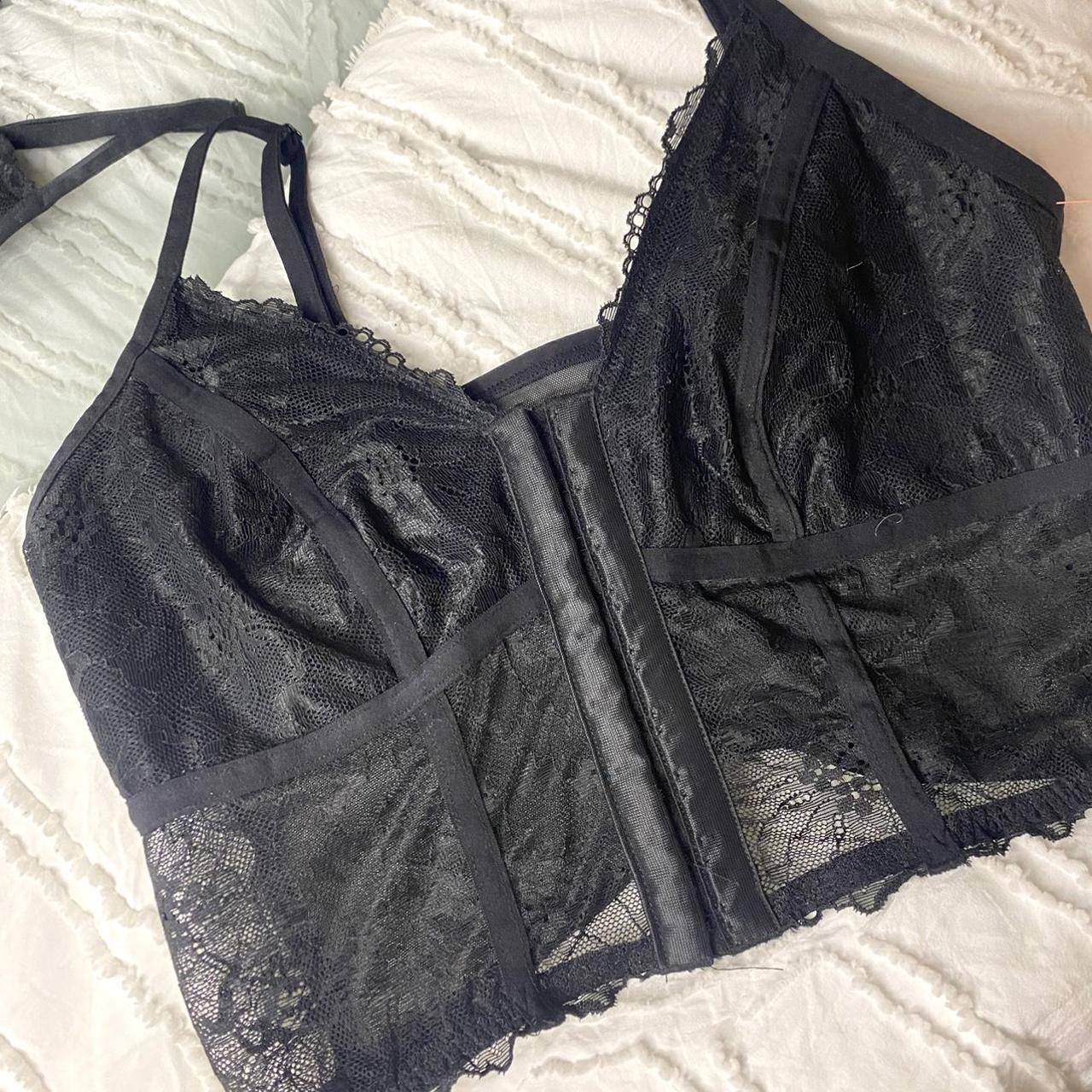 Target Women's Black Corset Depop