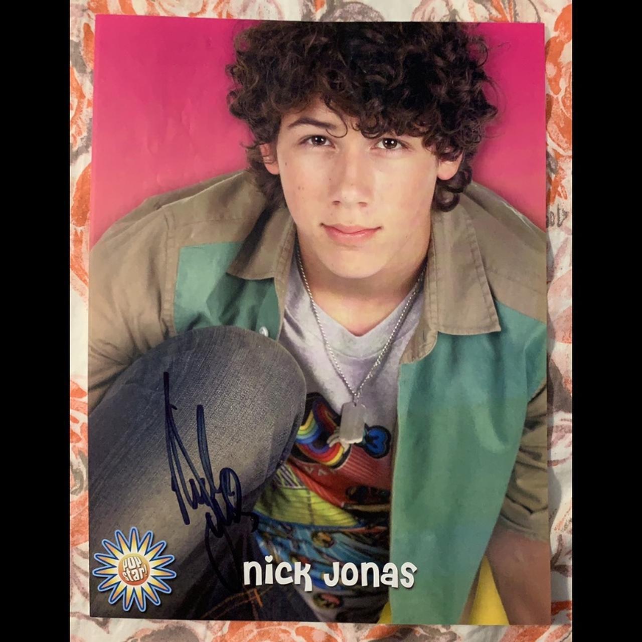 サイン入り 海外雑誌 Jonas Brothers TRADING CARD - SIGNED BY NICK
