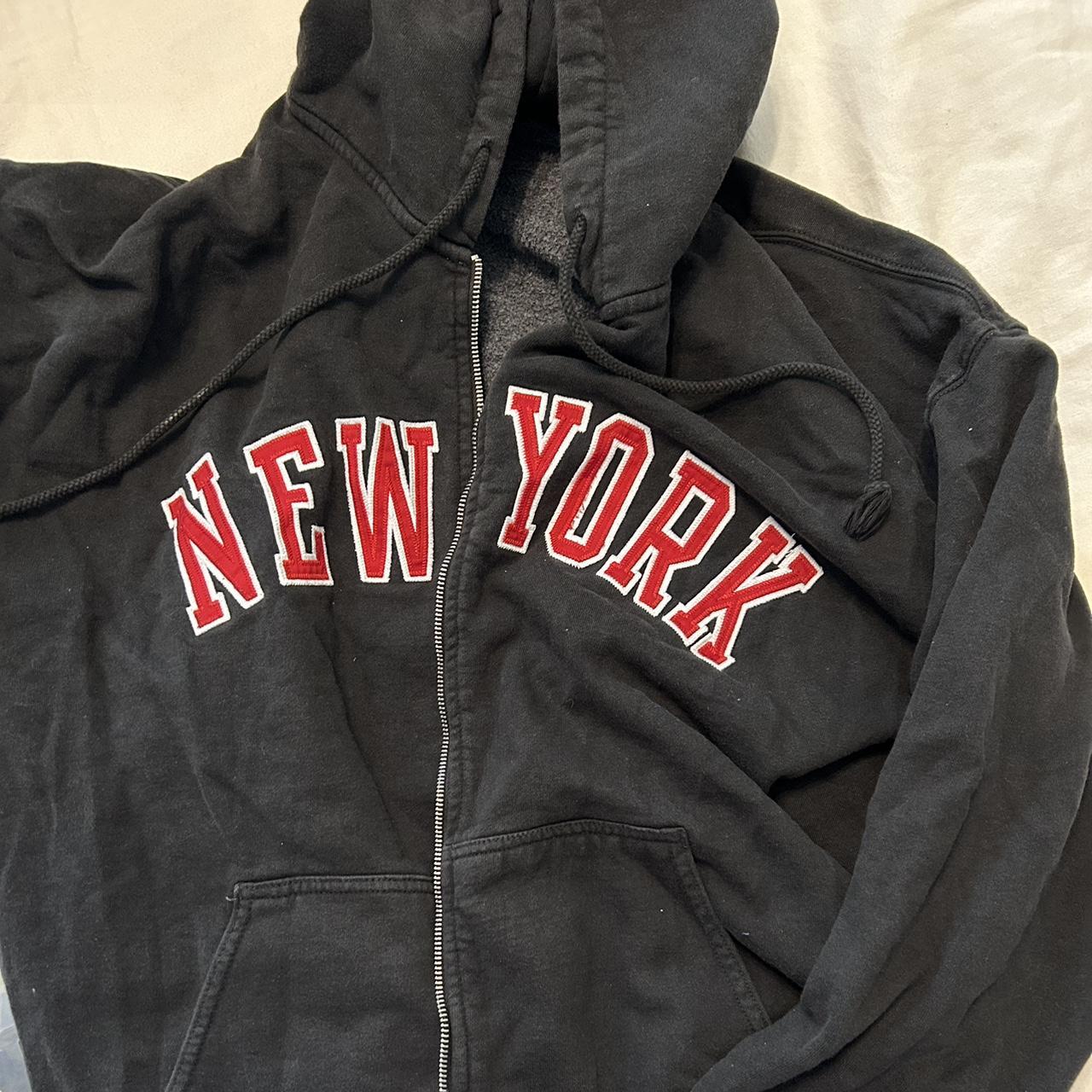 brandy melville new york zip up no paypal no refunds Depop