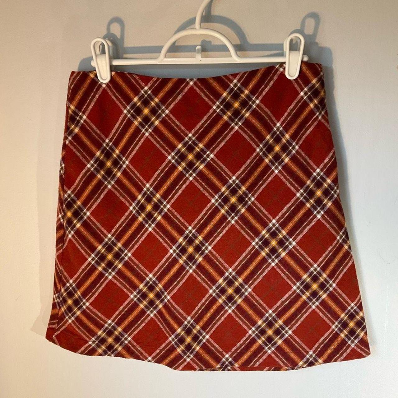 Princell Polly plaid miniskirt in autumn