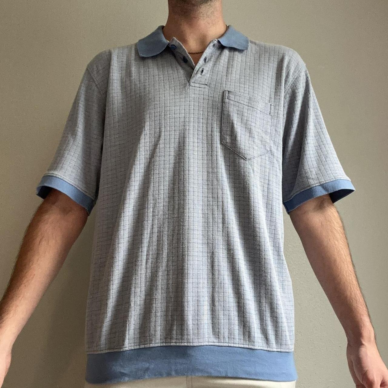 Men's No Polo Short Sleeve Banded-Bottom Shirt