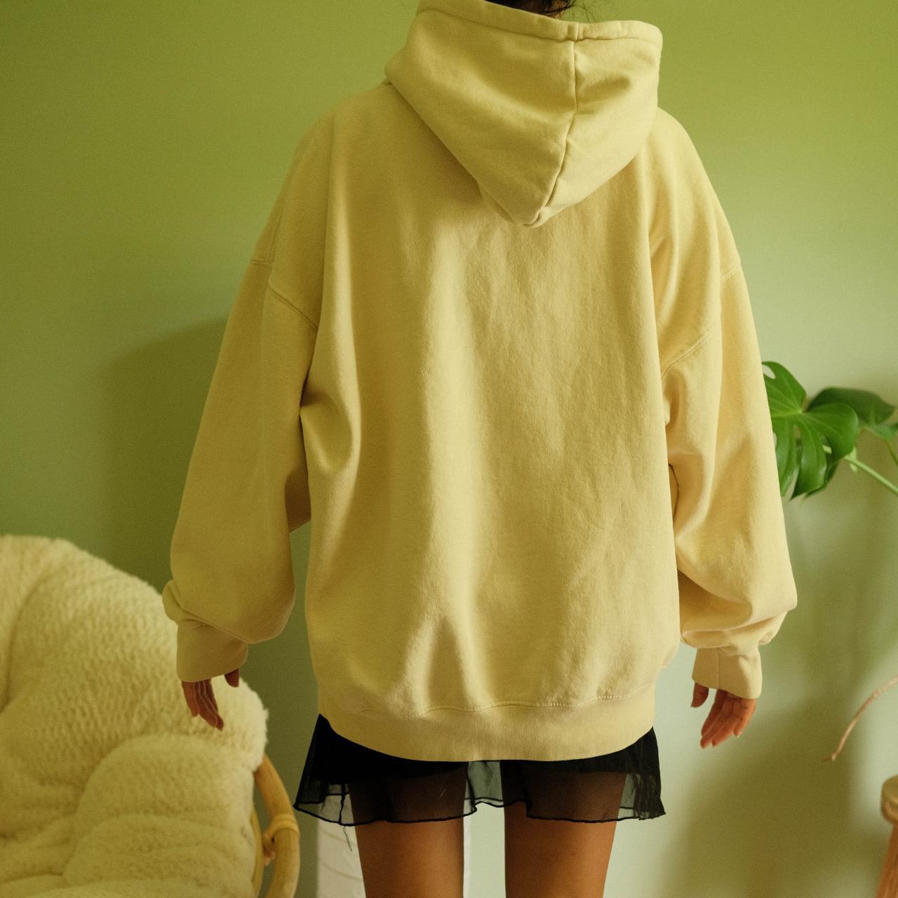 Brandy melville yellow hoodie on sale