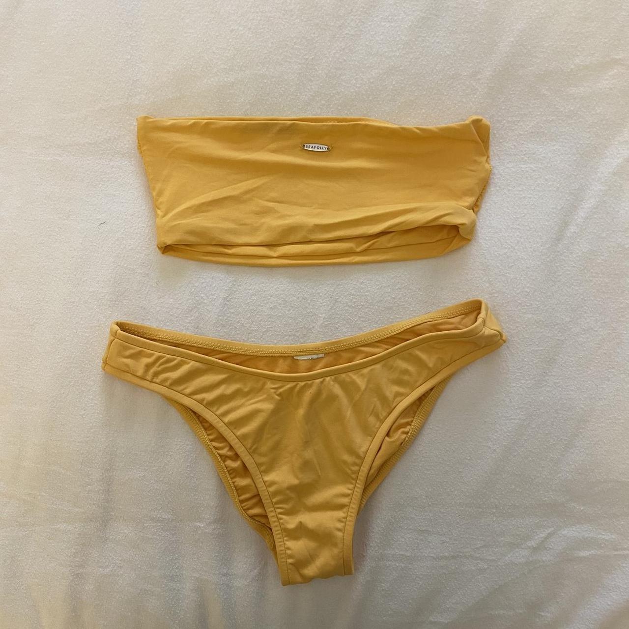 Seafolly Women S Yellow And Orange Bikinis And Tankini Sets Depop