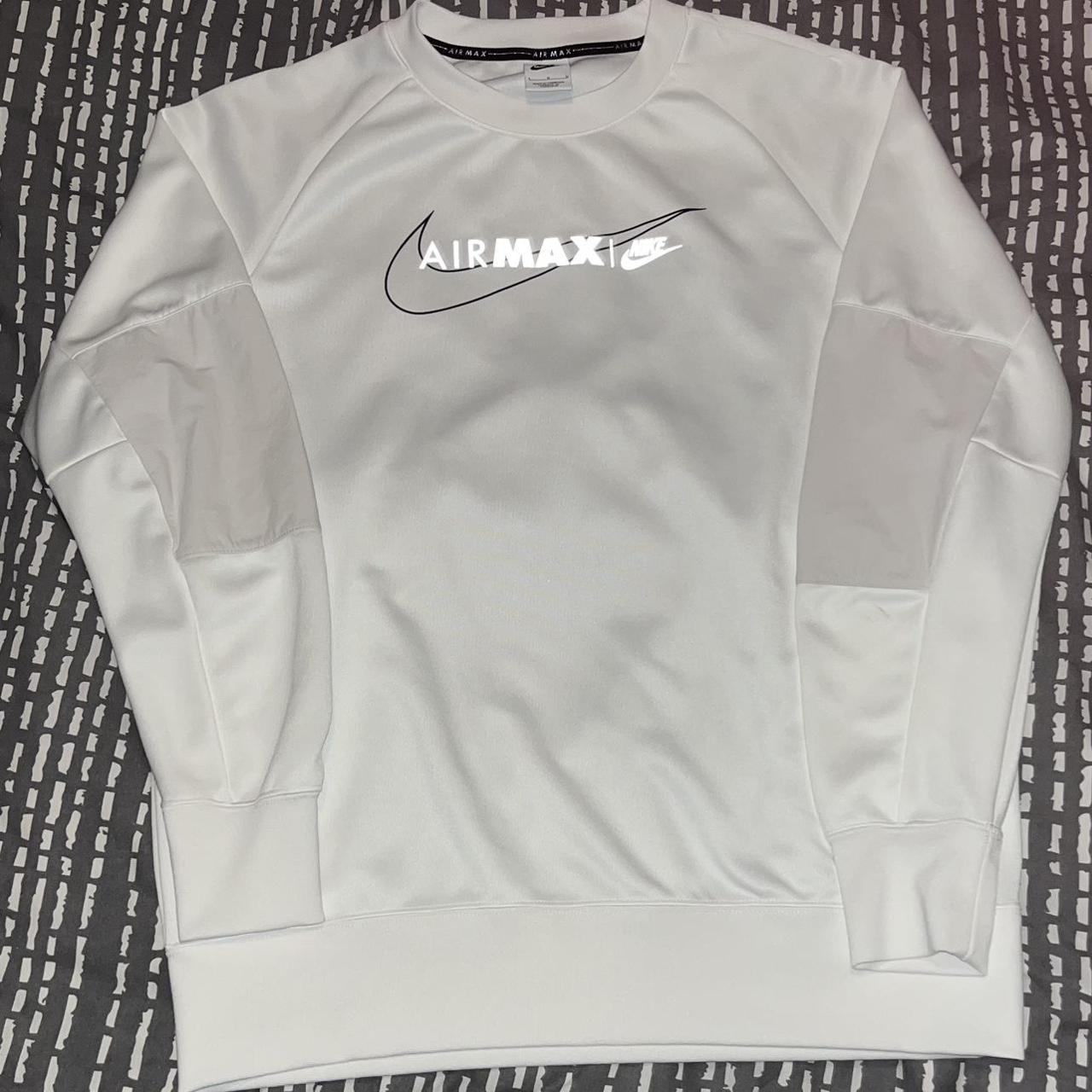 mens black and white nike sweatshirt