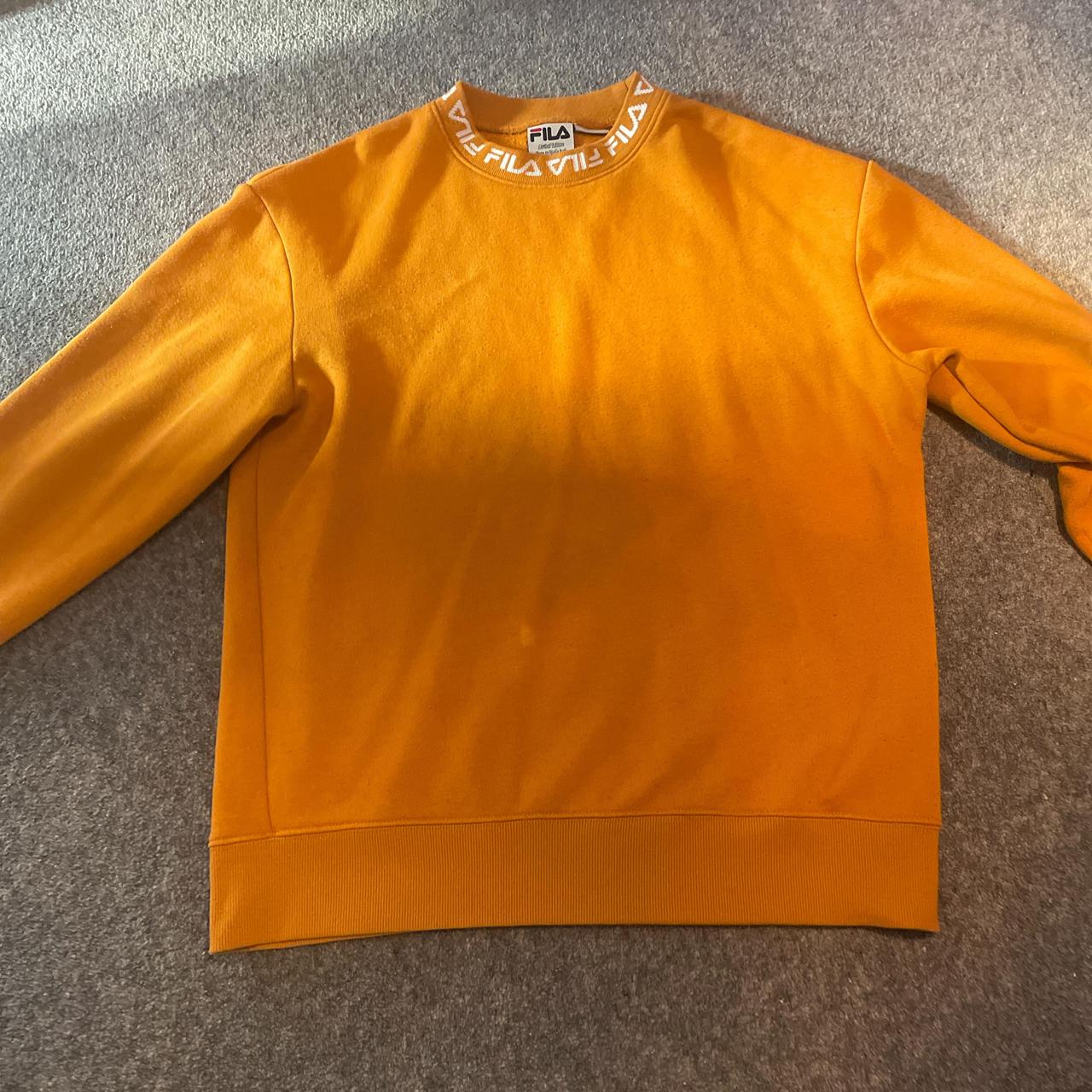 Fila orange jumper best sale