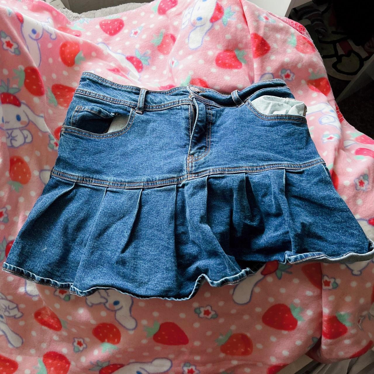 Jean skirt size outlet 14