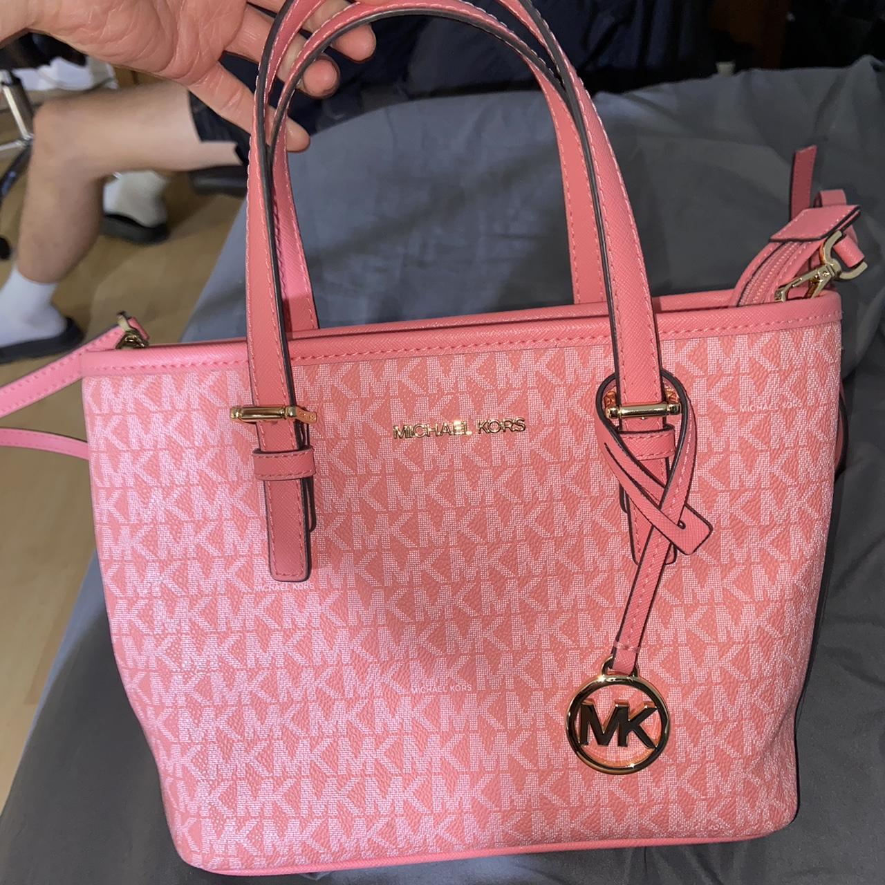 Pink Michael Kors Bag It Can Hold Tiny Makeup Bag Depop 9729