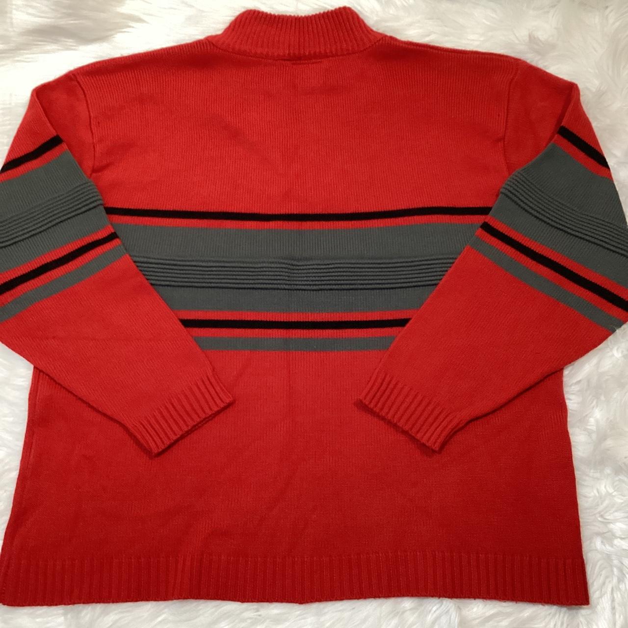 Timberland Men's Red and Grey Jumper (4)