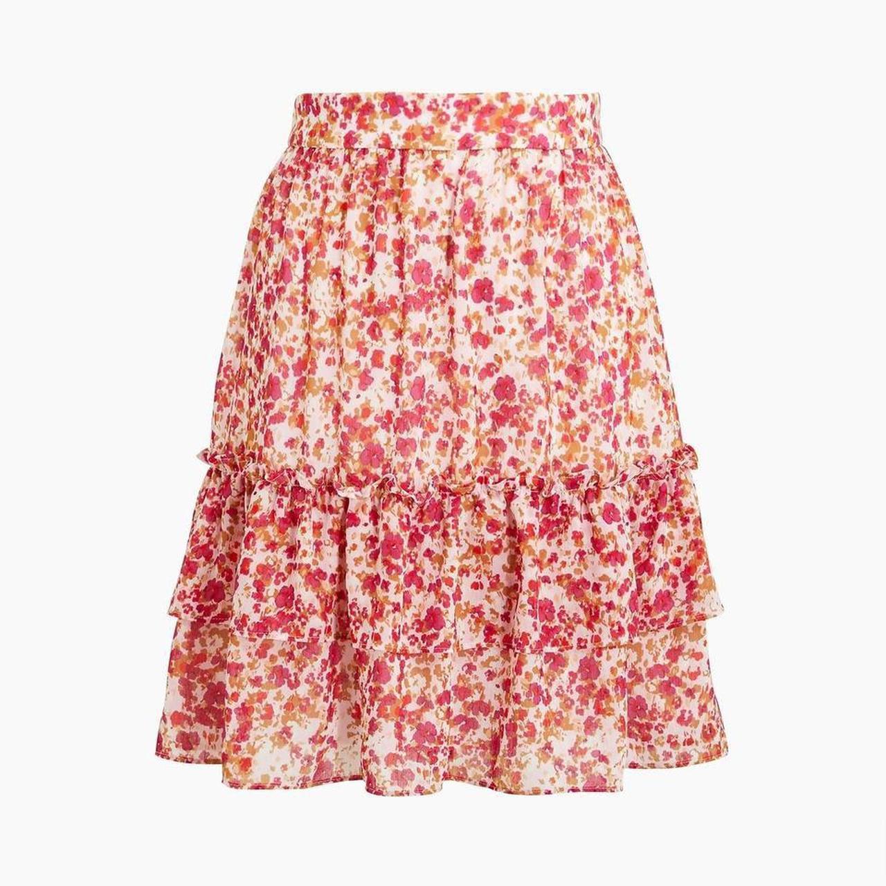 J crew outlet tiered skirt