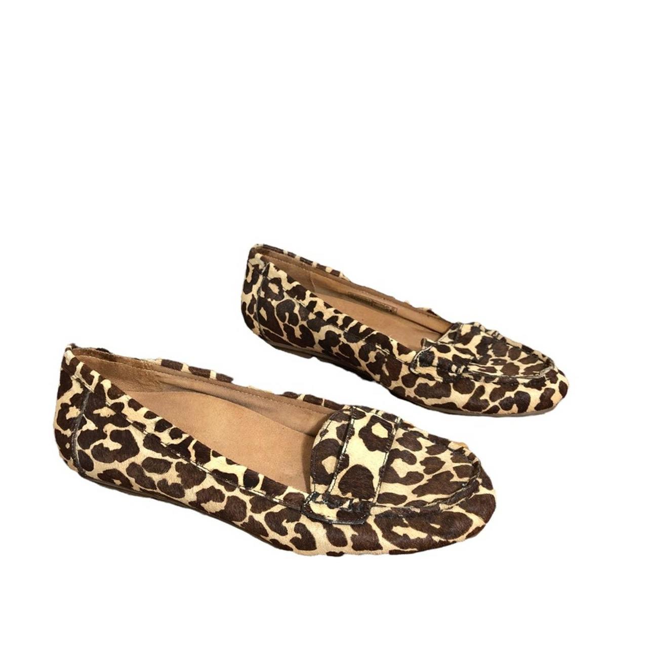 Vionic Larrun Leopard Print Calf Hair Loafer... - Depop