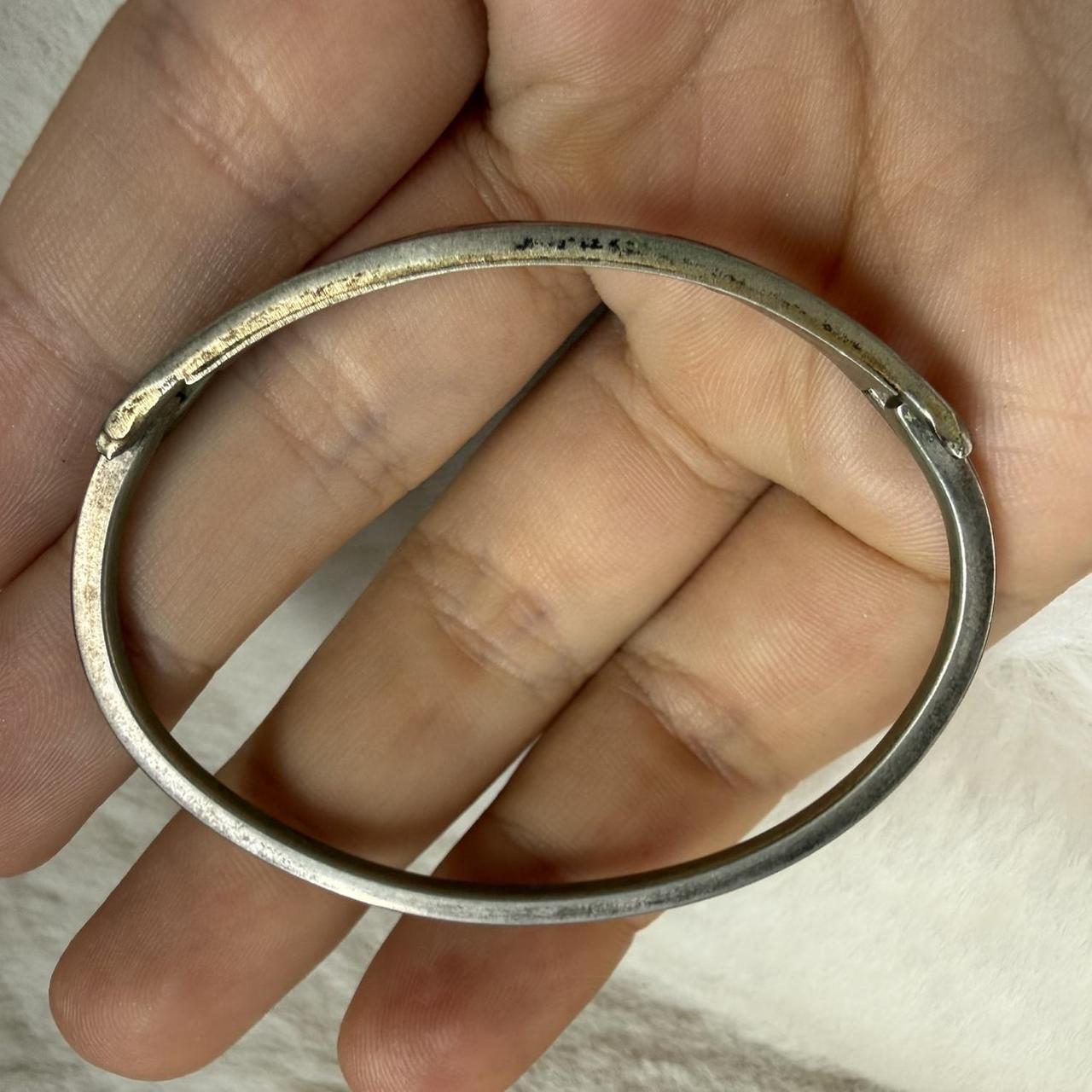 Preloved Women's Bracelet - Silver/Black – Basic … - image 5